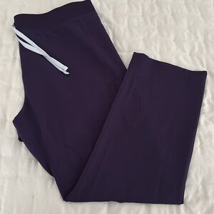Figs Deep Plum Purple “Technical Collection” Scrubs Pants Bottoms Size XXL